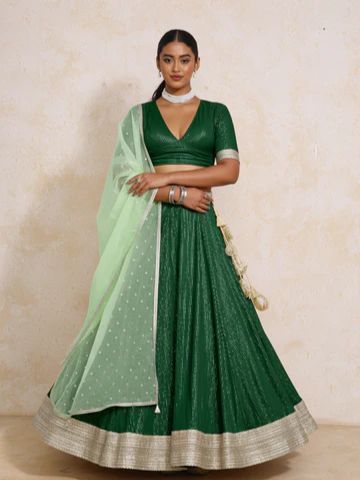 Buy Green Lehenga for Women